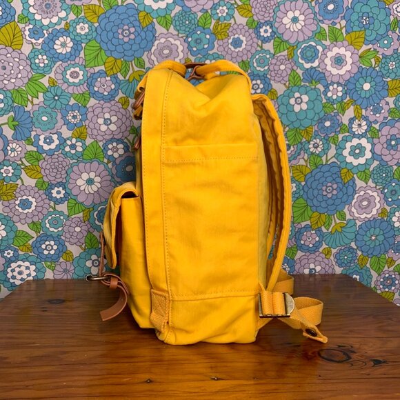 Doughnut Macaroon Backpack in Mustard - Picture 3 of 16